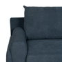 BigBuy Home Canapé trois places Bleu Bois