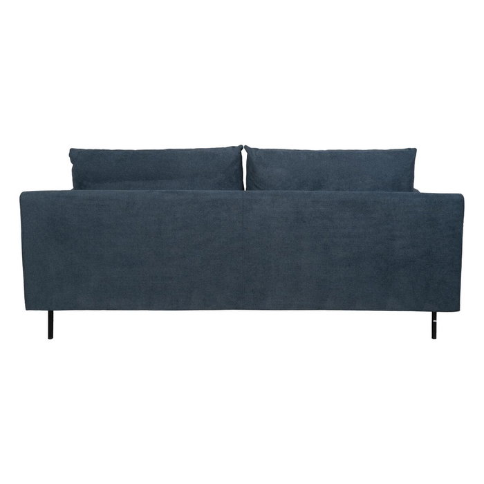 BigBuy Home Canapé trois places Bleu Bois