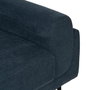BigBuy Home Canapé trois places Bleu Bois