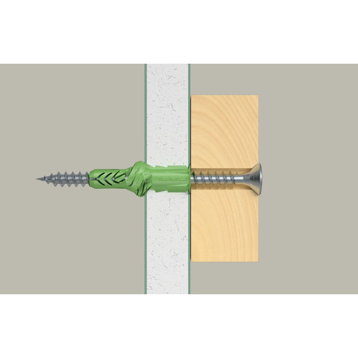 FISCHER Cheville universelle UX Green 6x35 R en nylon Vert