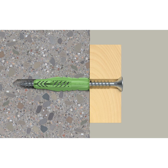 FISCHER Cheville universelle UX Green 6x35 R en nylon Vert