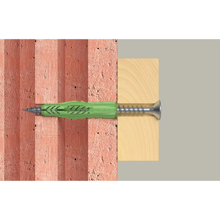 FISCHER Cheville universelle UX Green 6x35 R en nylon Vert