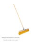 WOLFPACK LINEA PROFESIONAL Balai industriel en polypropylène et bois, 50 cm (sans manche) extra_attributes_type_iva: 1