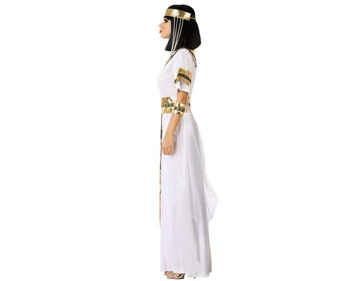 Atosa Costume Égyptien Femme Adulte Cléopâtre - Blanc XL Atosa Costume Égyptien Femme Adulte Cléopâtre - Blanc XL
