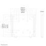 Neomounts Support mural fixe FPMA-W25BLACK pour écrans plats jusqu'à 30" (76 cm), compatible VESA 50x50 à 100x100, max 30 kg, noir