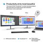 HP Écran Series 7 Pro 27 pouces 727pu - QHD Thunderbolt 4, IPS Black, HDR 400, Recharge 100 W, Réglage Ergo