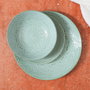 Home Deco Factory Plat plat Mirage Vert Sahara 27 cm