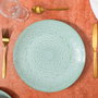 Home Deco Factory Plat plat Mirage Vert Sahara 27 cm