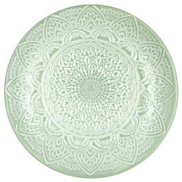 Home Deco Factory Plat plat Mirage Vert Sahara 27 cm