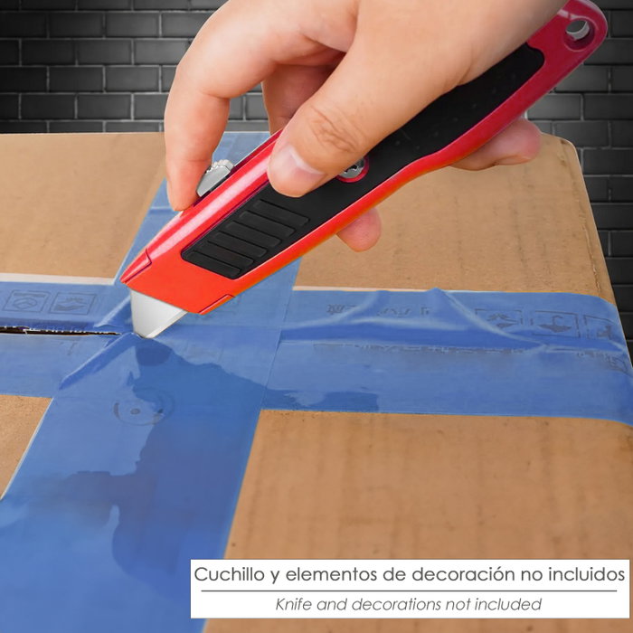 WOLFPACK LINEA PROFESIONAL Lames de couteau droites (Distributeur de 10 lames) WOLFPACK LINEA PROFESIONAL Lames de couteau droites (Distributeur de 10 lames)