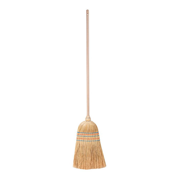 Universal 1809 Balai en millet 5 cordons avec manche 1,4 m, bois peint/fibre végétale, 33 x 6 x 14,2 cm Universal 1809 Balai en millet 5 cordons avec manche 1,4 m, bois peint/fibre végétale, 33 x 6 x 14,2 cm