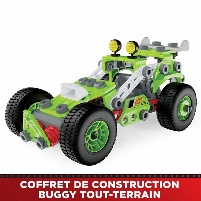 Bandai Meccano Junior Ma Voiture à Rétro Friction - Buggy Tout-Terrain Bandai Meccano Junior Ma Voiture à Rétro Friction - Buggy Tout-Terrain
