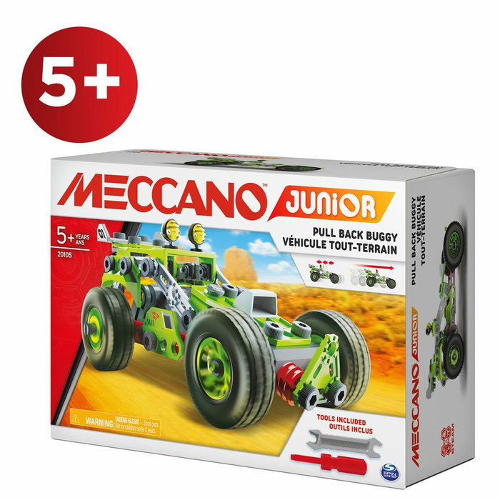 Bandai Meccano Junior Ma Voiture à Rétro Friction - Buggy Tout-Terrain Bandai Meccano Junior Ma Voiture à Rétro Friction - Buggy Tout-Terrain