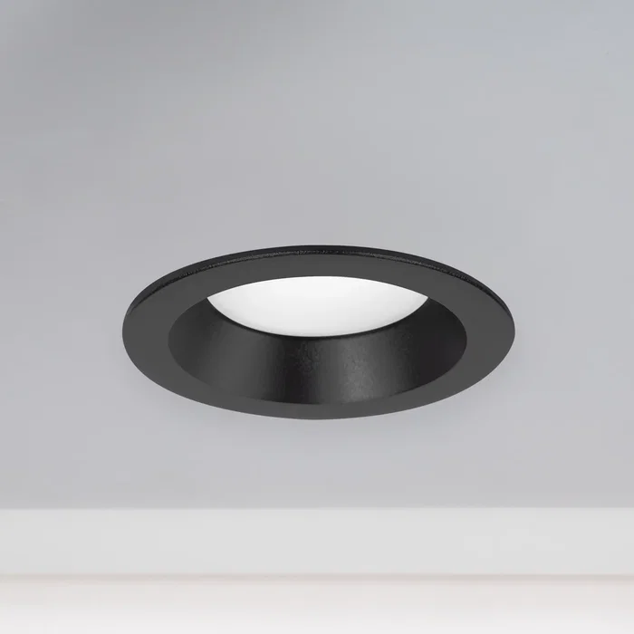 Downlight LED Circular 9W 900Lm 3000K Anti-Éblouissement UGR19 Noir 40.000H
