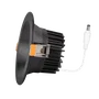 Downlight LED Circular 9W 900Lm 3000K Anti-Éblouissement UGR19 Noir 40.000H