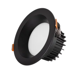 Downlight LED Circular 9W 900Lm 3000K Anti-Éblouissement UGR19 Noir 40.000H