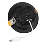 Downlight LED Circular 9W 900Lm 3000K Anti-Éblouissement UGR19 Noir 40.000H