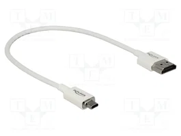 DELOCK Câble HDMI vers micro HDMI 0,25m blanc
