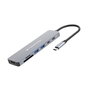 Conceptronic DONN28G Station d'accueil 7-en-1 USB-C Gris