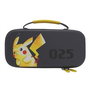 Power A 1521515-01 Étui protecteur compact pour Nintendo Switch OLED, Switch ou Switch Lite, avec motif Pikachu, doublure pelucheuse, rangement 6 cartes et poche filet