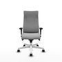 Piqueras Y Crespo Sillón Albacete Gris Clair avec Mécanisme Synchrone et Accoudoirs 1D