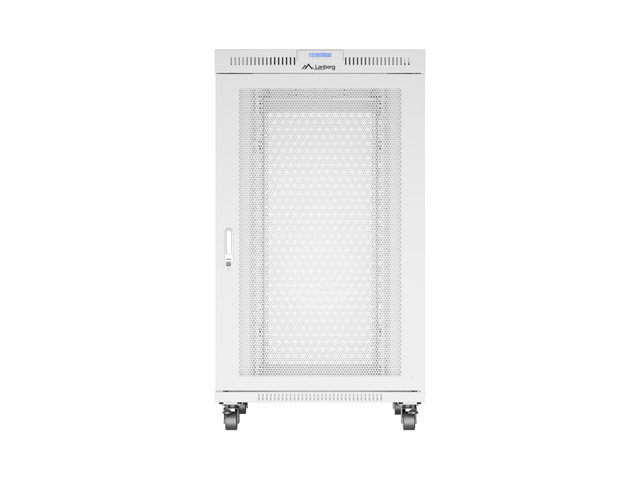 Lanberg Armoire rack FF01 19 pouces 27U 800x1000 gris portes perforées LCD Lanberg Armoire rack FF01 19 pouces 27U 800x1000 gris portes perforées LCD