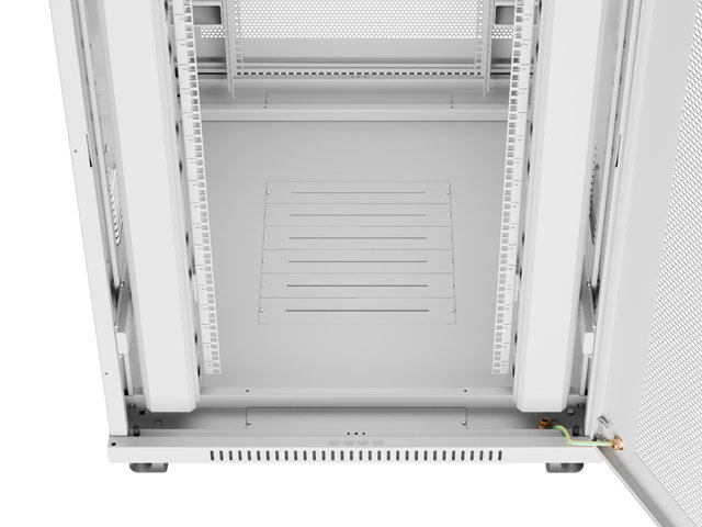 Lanberg Armoire rack FF01 19 pouces 27U 800x1000 gris portes perforées LCD Lanberg Armoire rack FF01 19 pouces 27U 800x1000 gris portes perforées LCD