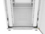 Lanberg Armoire rack FF01 19 pouces 27U 800x1000 gris portes perforées LCD