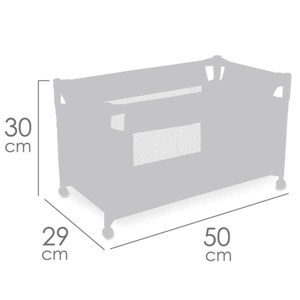 Decuevas Lit de Voyage pour Poupée - Pour Poupées jusqu'à 46 cm, Matériaux: Métal, Plastique, Polyester Decuevas Lit de Voyage pour Poupée - Pour Poupées jusqu'à 46 cm, Matériaux: Métal, Plastique, Polyester