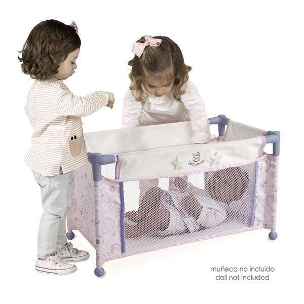 Decuevas Lit de Voyage pour Poupée - Pour Poupées jusqu'à 46 cm, Matériaux: Métal, Plastique, Polyester Decuevas Lit de Voyage pour Poupée - Pour Poupées jusqu'à 46 cm, Matériaux: Métal, Plastique, Polyester