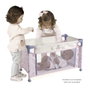 Decuevas Lit de Voyage pour Poupée - Pour Poupées jusqu'à 46 cm, Matériaux: Métal, Plastique, Polyester