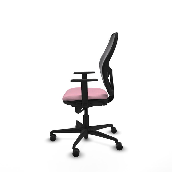 Piqueras y Crespo Chaise de Bureau Jorquera Rose et Noir Piqueras y Crespo Chaise de Bureau Jorquera Rose et Noir