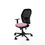 Piqueras y Crespo Chaise de Bureau Jorquera Rose et Noir