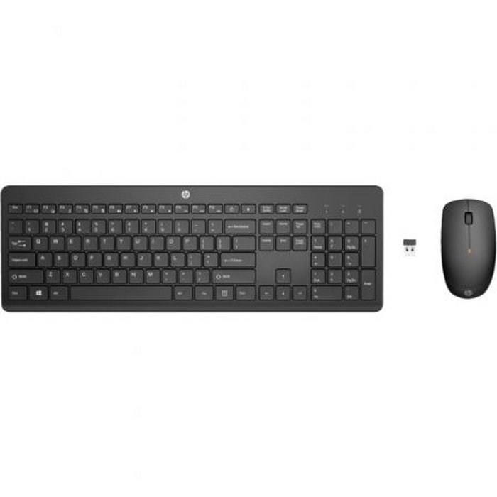 HP 235 Combo Clavier et Souris sans fil - Noir - QWERTY Espagnol