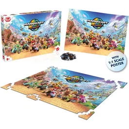 Winning Moves - Puzzle Mario Kart World - 1000 Pièces - Nintendo - À Partir de 8 Ans