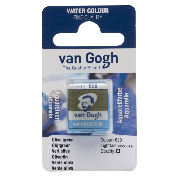 Van Gogh Pastille d'Aquarelle Vert Olive 620 Van Gogh Pastille d'Aquarelle Vert Olive 620