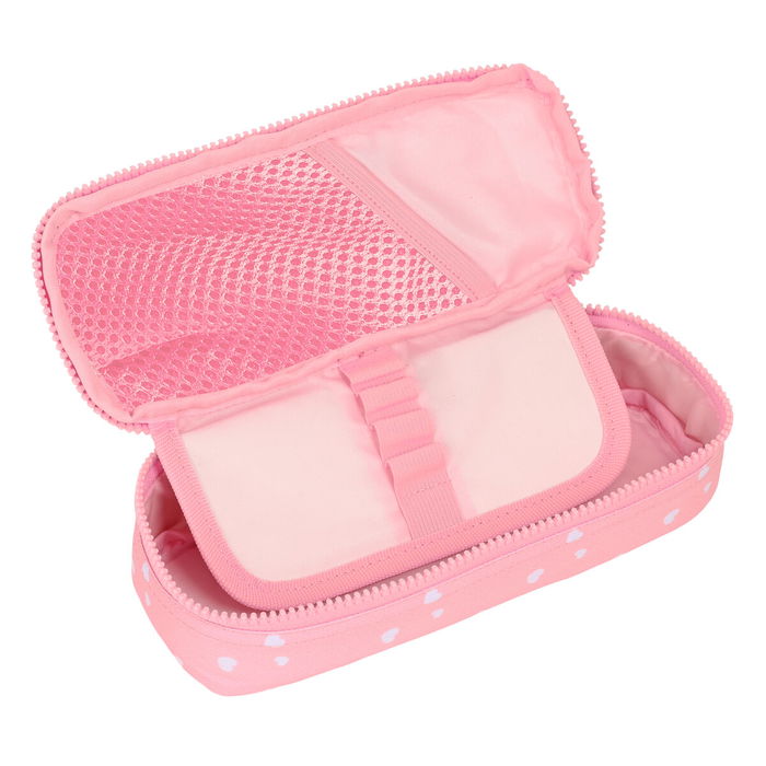 Trousse d'écolier BlackFit8 Globitos 22 x 5 x 8 cm Rose
