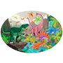 Puzzle Manolito Books 205 Pièces Dinosaures - Jeu Éducatif sur les Dinosauriens de l'Ère Jurassique pour Enfants à Partir de 6 Ans