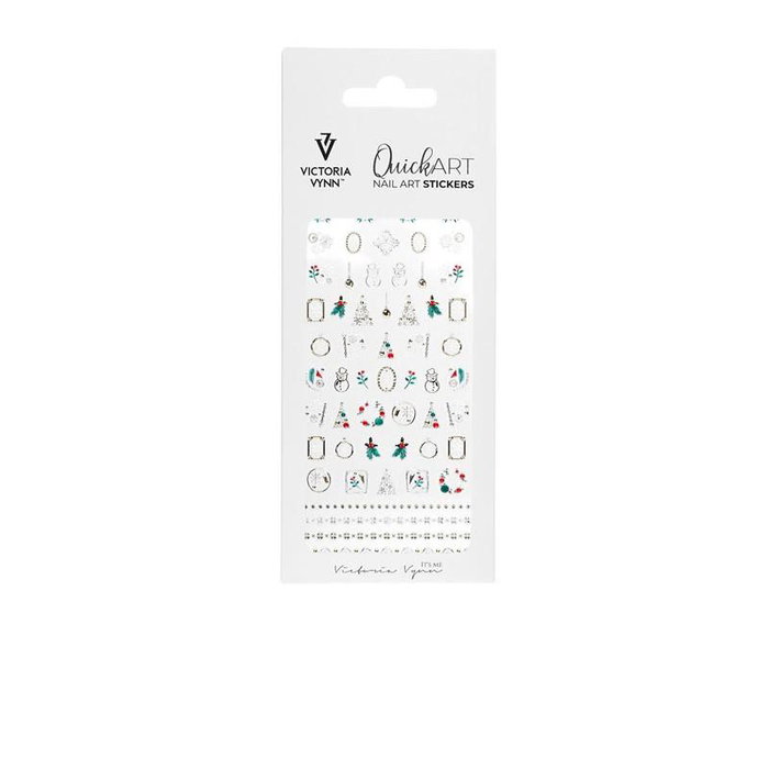 Victoria Vynn Quick Art 8, Large - Autocollants adhésifs pour décoration express d'ongles naturels, hybrides et gel, top coat inclus Victoria Vynn Quick Art 8, Large - Autocollants adhésifs pour décoration express d'ongles naturels, hybrides et gel, top coat inclus