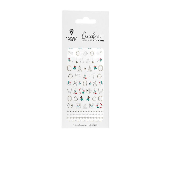Victoria Vynn Quick Art 8, Large - Autocollants adhésifs pour décoration express d'ongles naturels, hybrides et gel, top coat inclus Victoria Vynn Quick Art 8, Large - Autocollants adhésifs pour décoration express d'ongles naturels, hybrides et gel, top coat inclus