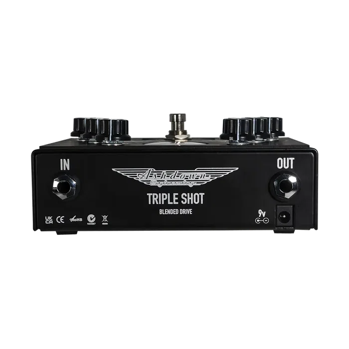 ASHDOWN Triple Shot Pédale de Distorsion Overdrive Multibande pour Basse ASHDOWN Triple Shot Pédale de Distorsion Overdrive Multibande pour Basse