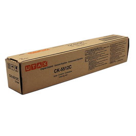 Utax Cartouche de Toner Cyan CK-5512C / CK5512C - Compatible Utax (Référence OEN: 1T02R6CUT0)