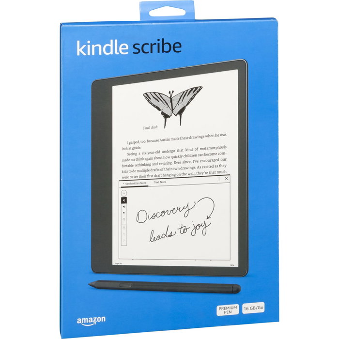 Amazon Kindle Scribe Gen.1 2023 avec stylet Premium, Anthracite