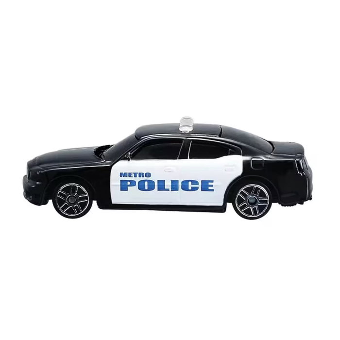 Maisto Fresh Metal 2006 Dodge Charger Police Car - Noir - 1:64 Maisto Fresh Metal 2006 Dodge Charger Police Car - Noir - 1:64