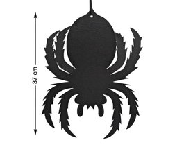 Atosa Décoration suspendue d'araignées Halloween 40 x 31,5 cm