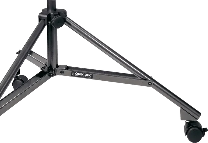 QUIKLOK Support de microphone girafe télescopique studio gran longitud avec roues