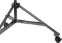 QUIKLOK Support de microphone girafe télescopique studio gran longitud avec roues