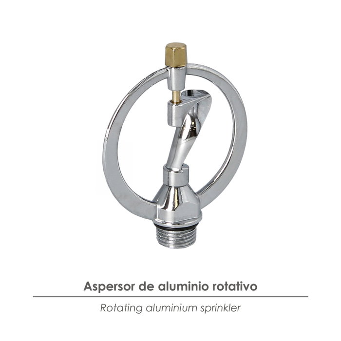 SATURNIA Arroseur aluminium tournant SATURNIA Arroseur aluminium tournant