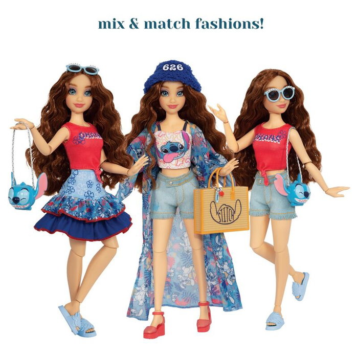 JAKKS PACIFIC Disney Fashion Doll Stitch ily 4Ever 28 cm - Poupée Stitch Disney 28 cm JAKKS PACIFIC Disney Fashion Doll Stitch ily 4Ever 28 cm - Poupée Stitch Disney 28 cm