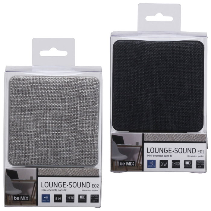 Be Mix Haut-parleur Bluetooth 9,5x9,5x4,5 cm
